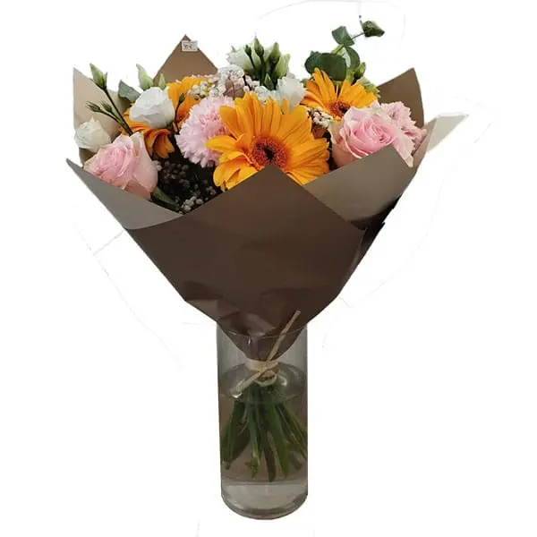 L'Artisan Floral Parisien : bouquet roses et gerberas Fleuriste Fresnes