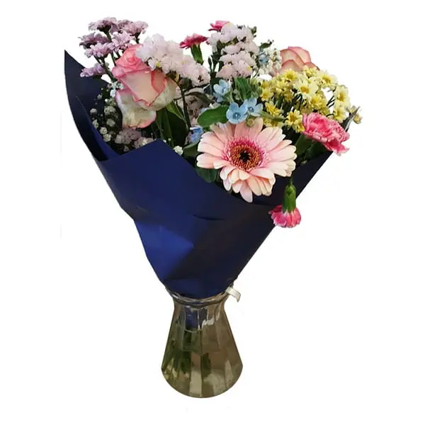 L'Artisan Floral Parisien, Fresnes : bouquet roses, gerberas, santinis, oeillets, statice