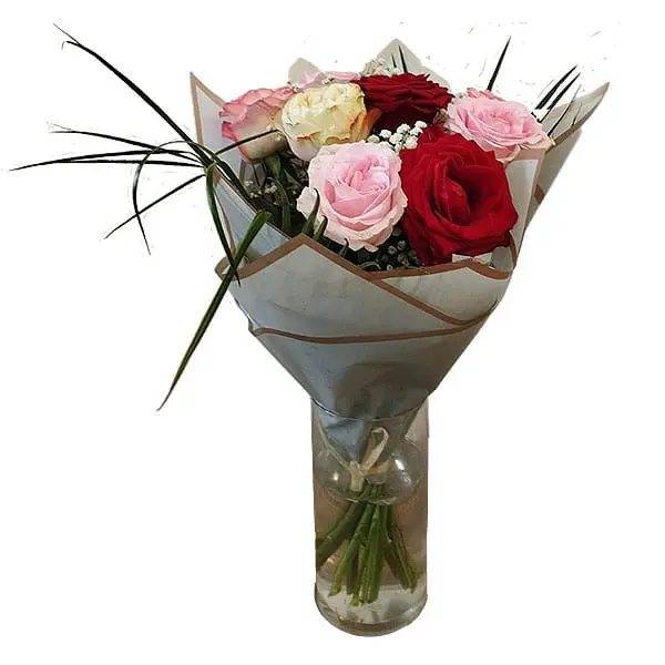 L'Artisan Floral Parisien, Fresnes : bouquet de roses symphonie